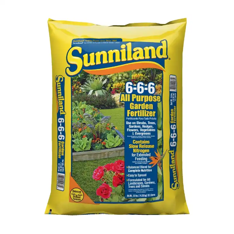 6-6-6 All Purpose Garden Fertilizer 33 Lb For Healthy Plants