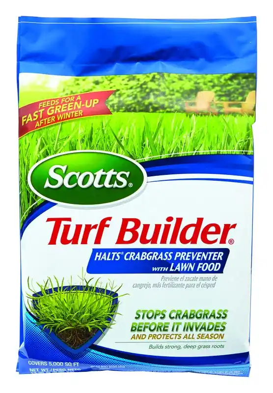Turf Builder Halts Crabgrass Preventer With Lawn Food, 13.35 Lbs., Covers 5,000 Sq. Ft