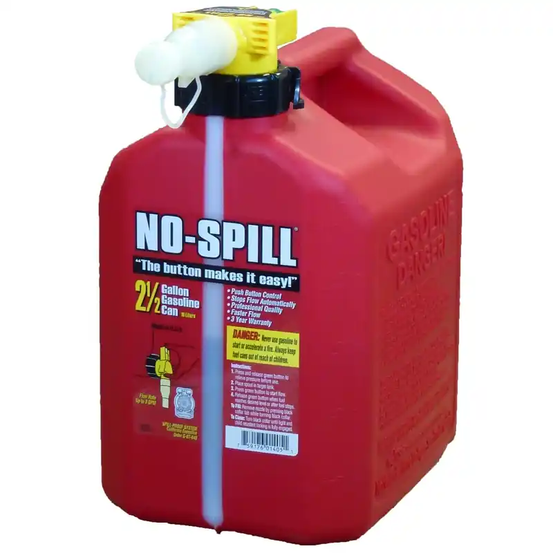 Gas Can, CARB Compliant, 2.5 Gallons