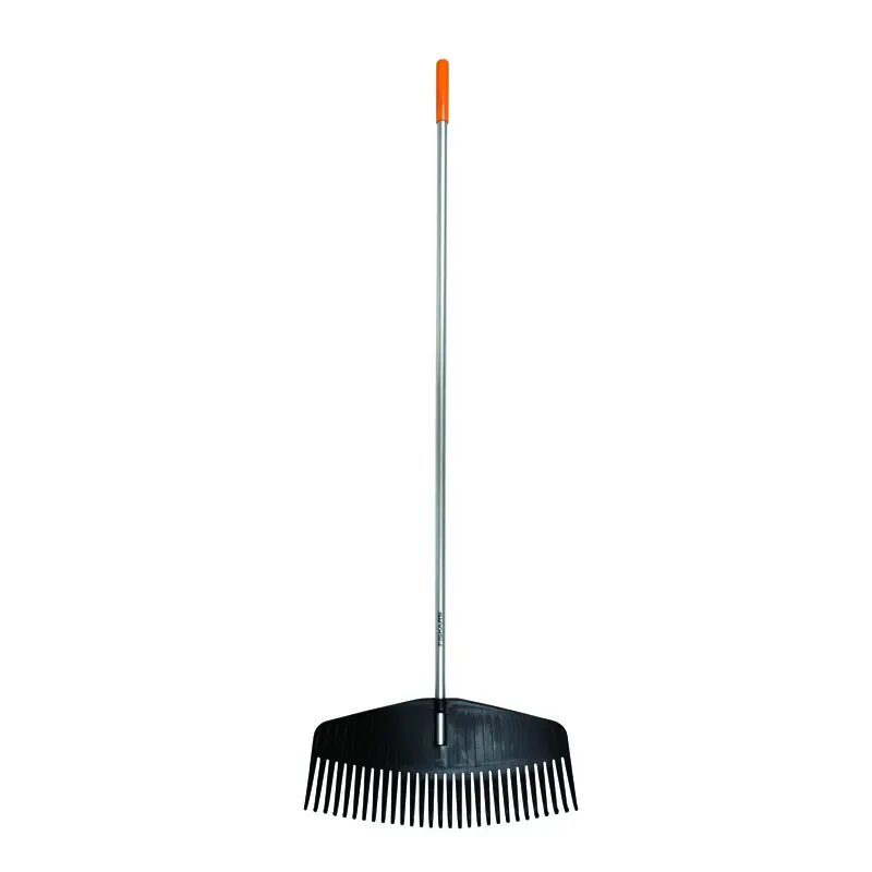 Fiskars 67 In. 29-tine Poly Leaf Rake With Aluminum Handle