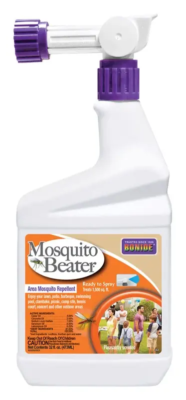 Mosquito Beater Repellent, Hose-End Spray, Qt.