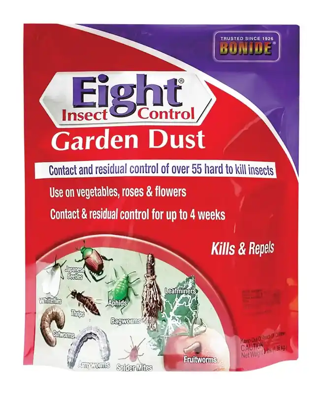 Eight Insect Control Outdoor Garden Dust Insecticide, Long-Lasting Insect & Mite Killer, 3 Lb. Ready-to-Use