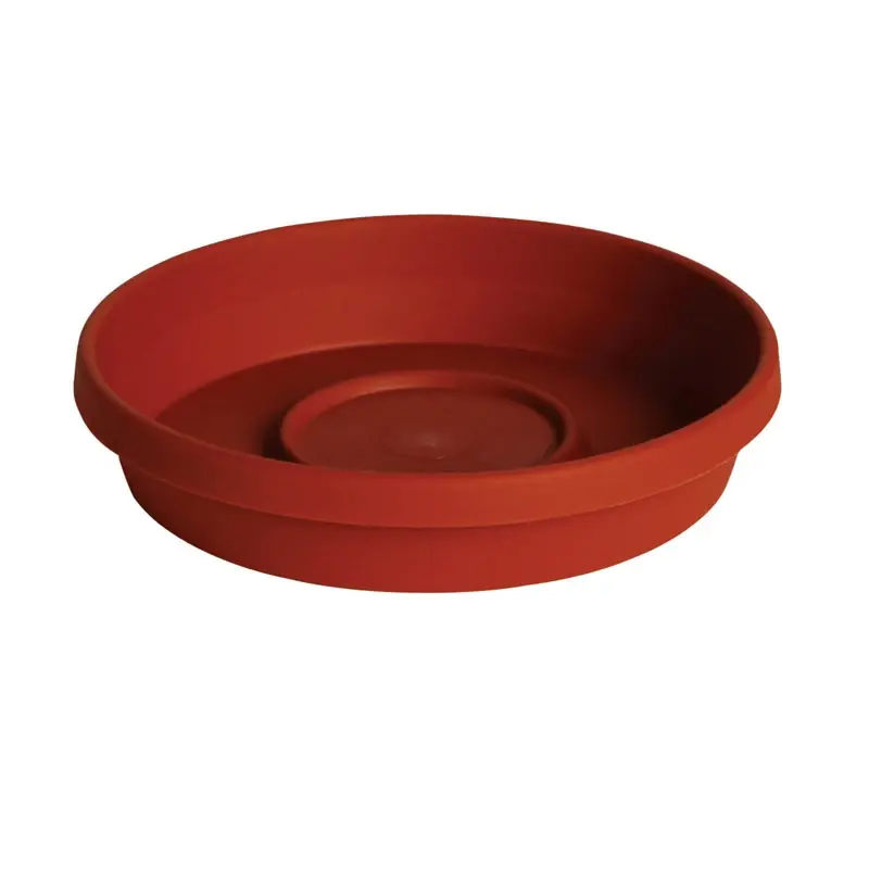 20 In. Terracotta Poly Classic Flower Pot Saucer - Durable Resin Design