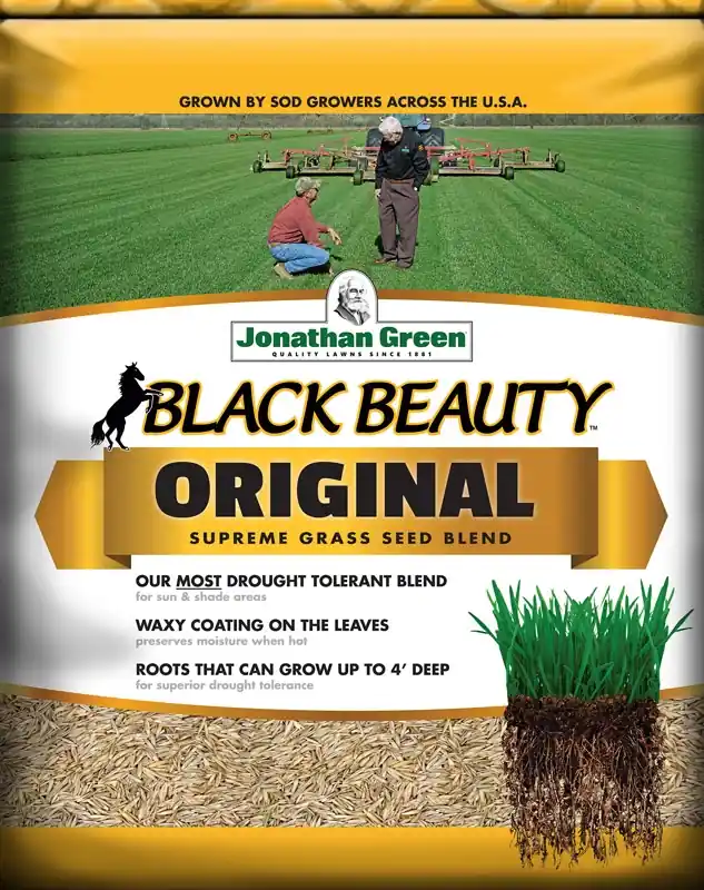 Black Beauty Grass Seed Mixture, 15 Lbs., Covers 4,500 Sq. Ft.