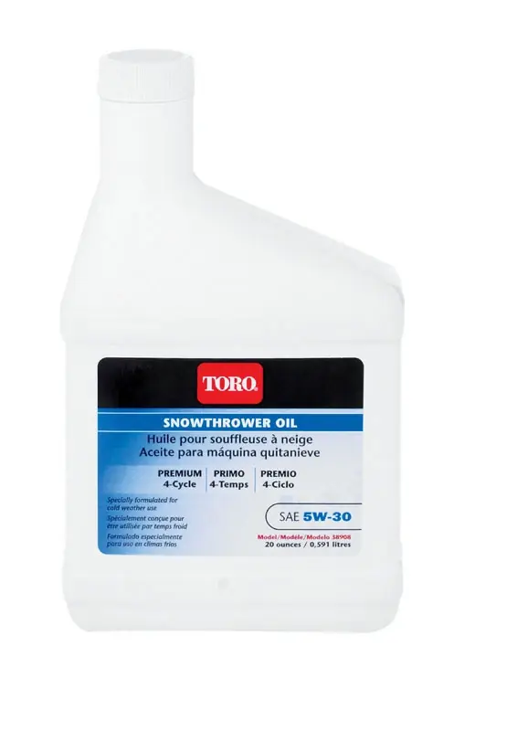 Toro 5W-30 4-Cycle Snowthrower Motor Oil 20 Oz 1 Pk