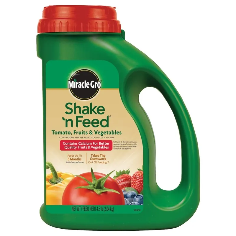 Miracle-gro Shake N Feed Tomato, Fruits And Vegetables Plus Calcium 4.5-lb Plant Food