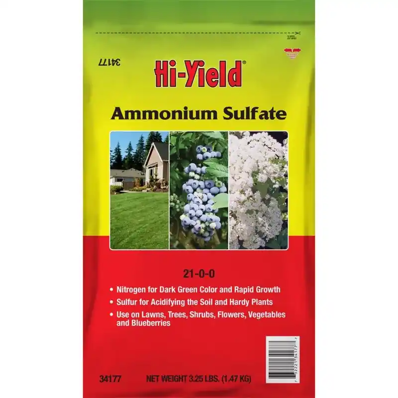 Hi-yield 3.25 Lb Ammonium Sulfate 21-0-0 Granules Plant Food