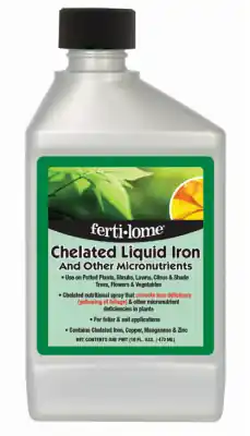 16 Oz. Chelated Iron Concentrate Liquid Plant Food For All Plants