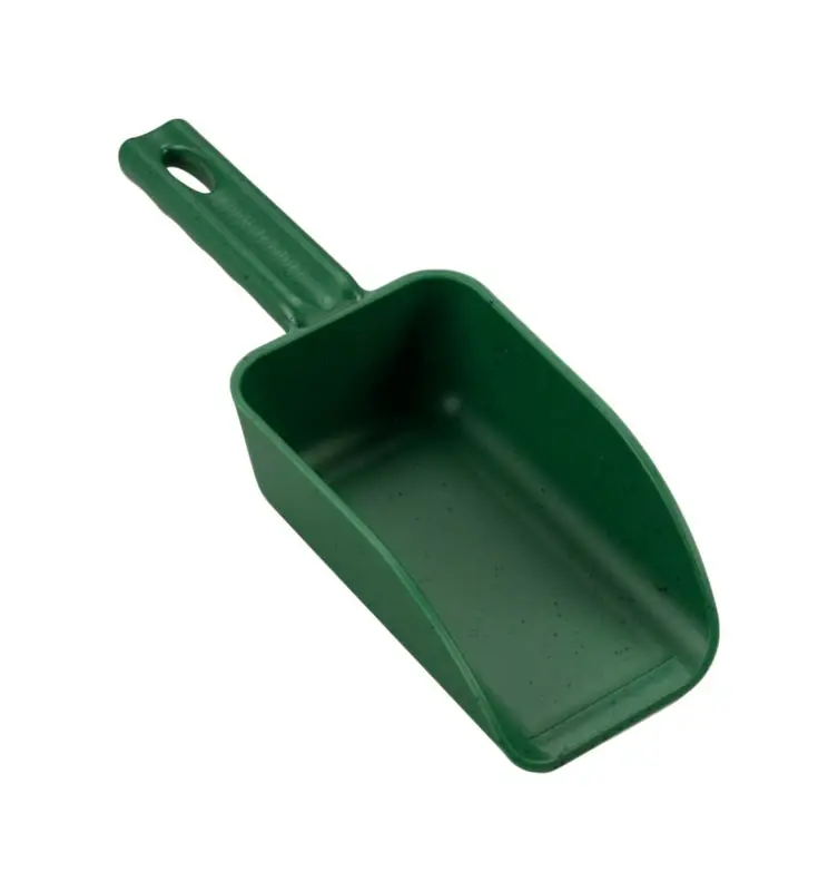 Poly Hand Scoop, Green, 2-Cup