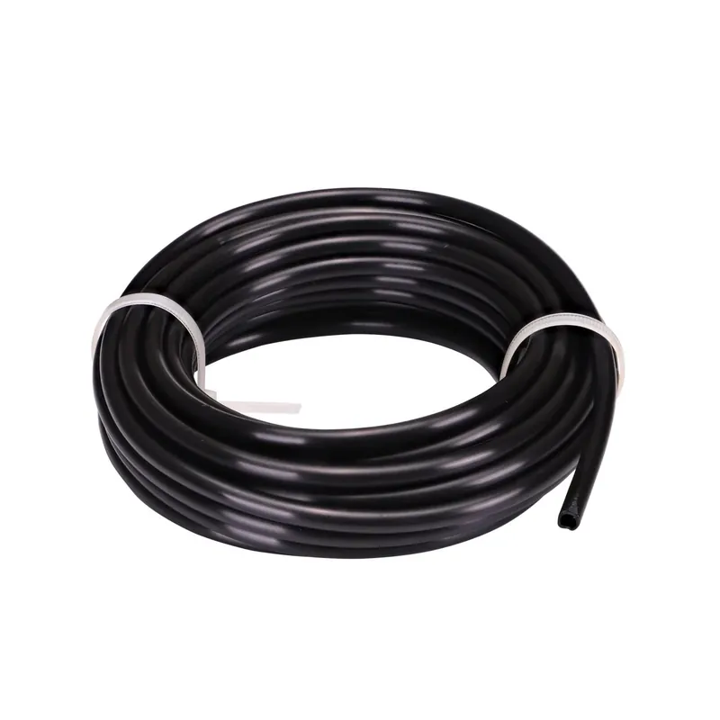Water Supply Tubing, Black Polyethylene, 1/4-In. X 25 Ft.
