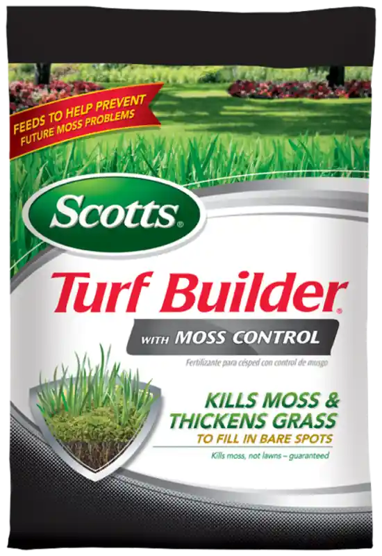 Turf Builder With Moss Control, 25 Lbs., Covers 5,000 Sq. Ft