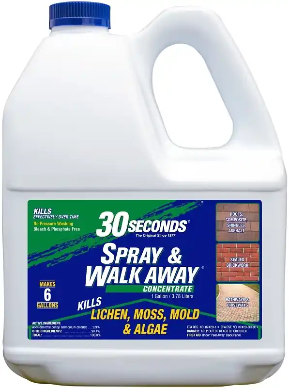 Spray & Walk Away Lichen, Moss, Mold, Algae Killer 1 Gallon