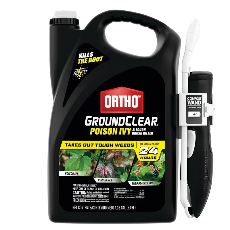 GroundClear Poison Ivy & Tough Brush Killer, 1 Gallon