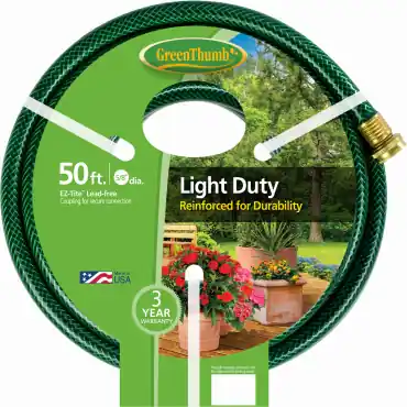 5/8-inch X 50-foot Nylon-reinforced Garden Hose With Brass Couplings