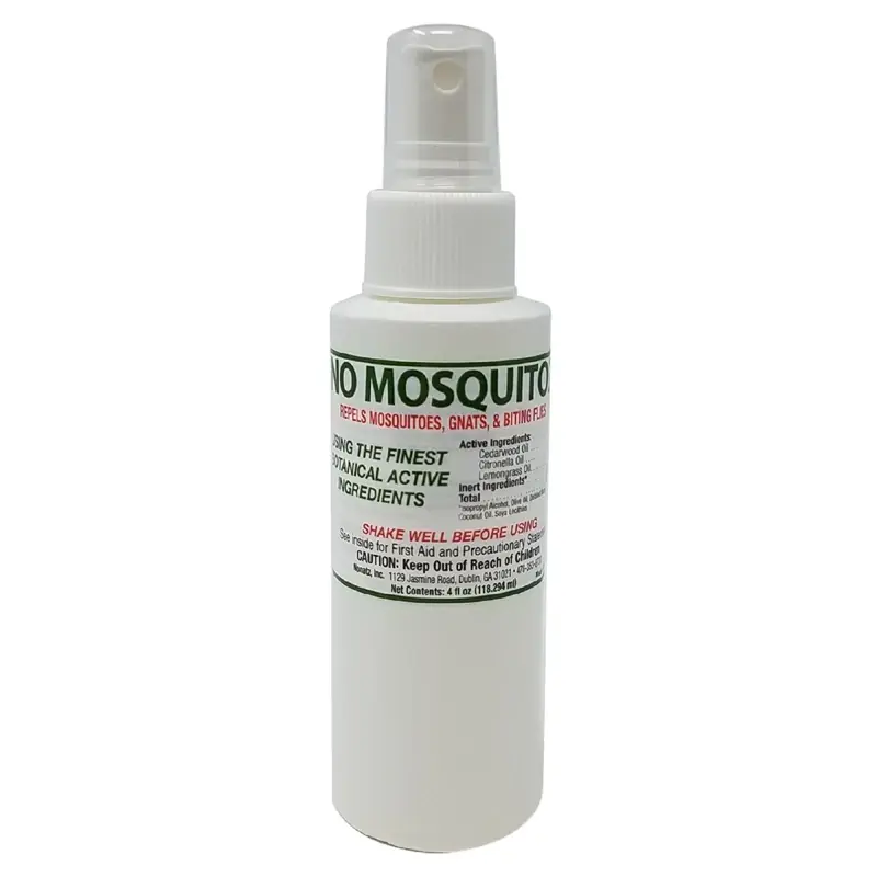 No Natz Organic Insect Repellent Liquid For Mosquitoes/Other Flying Insects 4 Oz