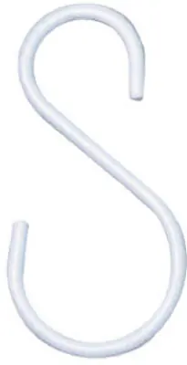 Panacea White Steel 3-1/2 In. H S-Hook Plant Hook 2 Pk
