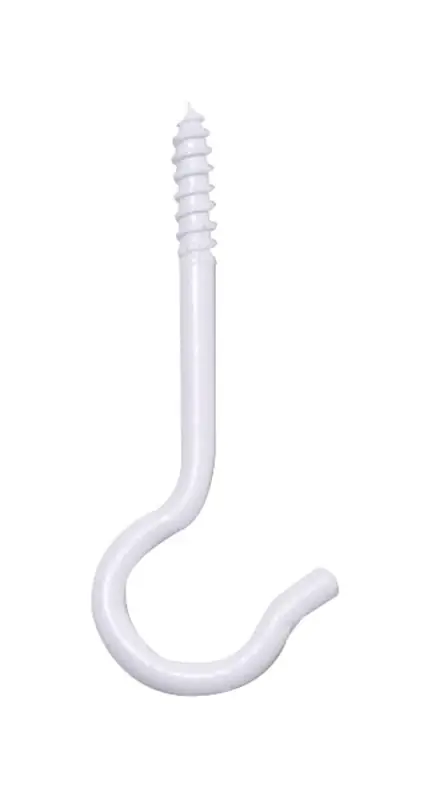 Panacea White Steel 2-1/2 In. H Sturdy Plant Hook 5 Pk