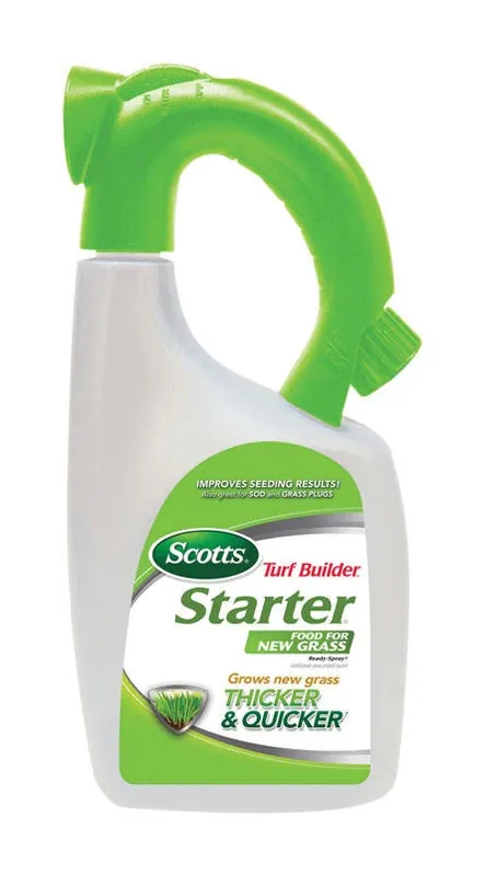 Scotts Turf Builder Lawn Starter Fertilizer – 600 sq ft Coverage For All Grass Types