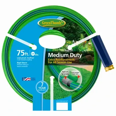 All-Weather Garden Hose, Medium-Duty, 5/8-In. X 75-Ft.