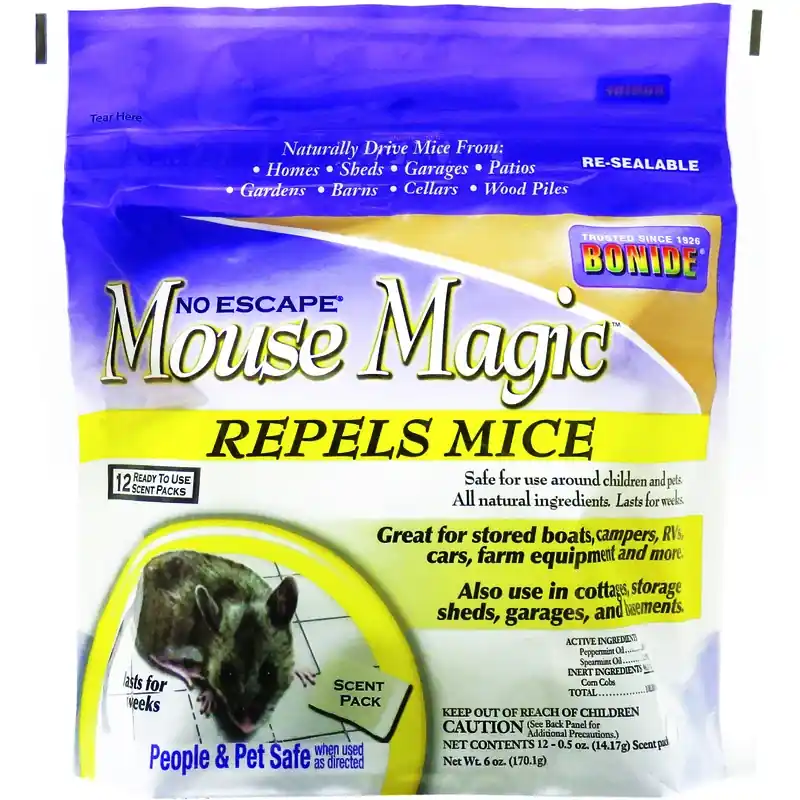 Bonide Mouse Magic Animal Repellent Scent Pouch For Mice 12 Pk