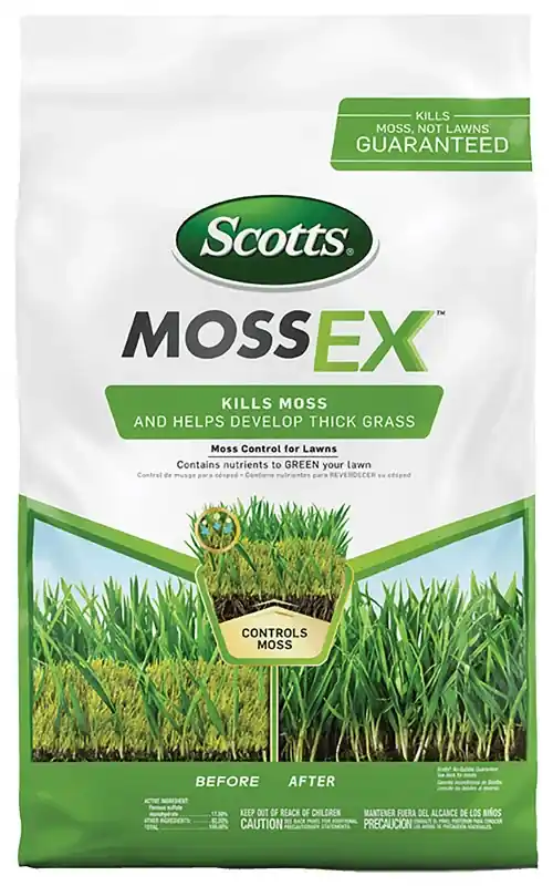 Scotts 18-lb Moss Control Granules For 5,000 Sq. Ft. Coverage - Model 31015
