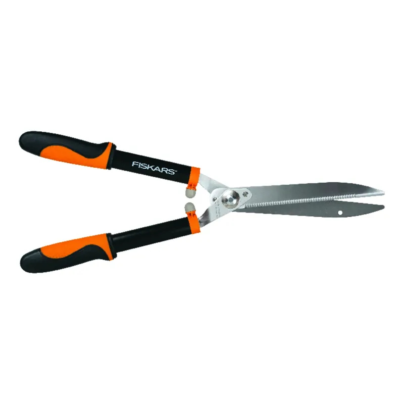 Power-lever 23 In. Softgrip Hedge Shears With Self-sharpening Blades