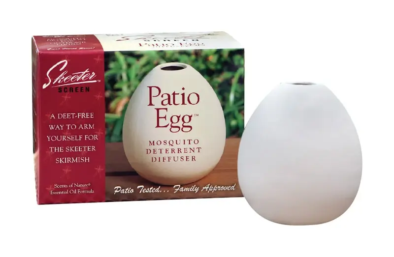 Mosquito Deterrent, Patio Egg Diffuser & 4-oz. Oil