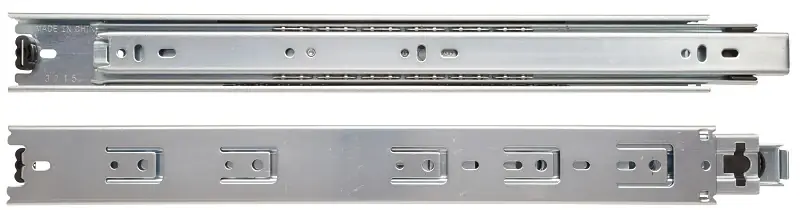 Knape & Vogt 22 In. L Steel Full Extension Drawer Slide 2 Pk