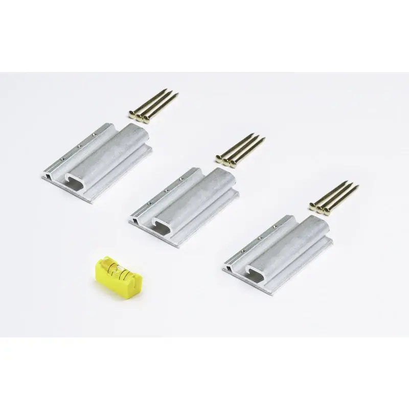 Hangman Keep It Level Silver Wire-Backed Wall Hanging Kit 30 Lb 3 Pk