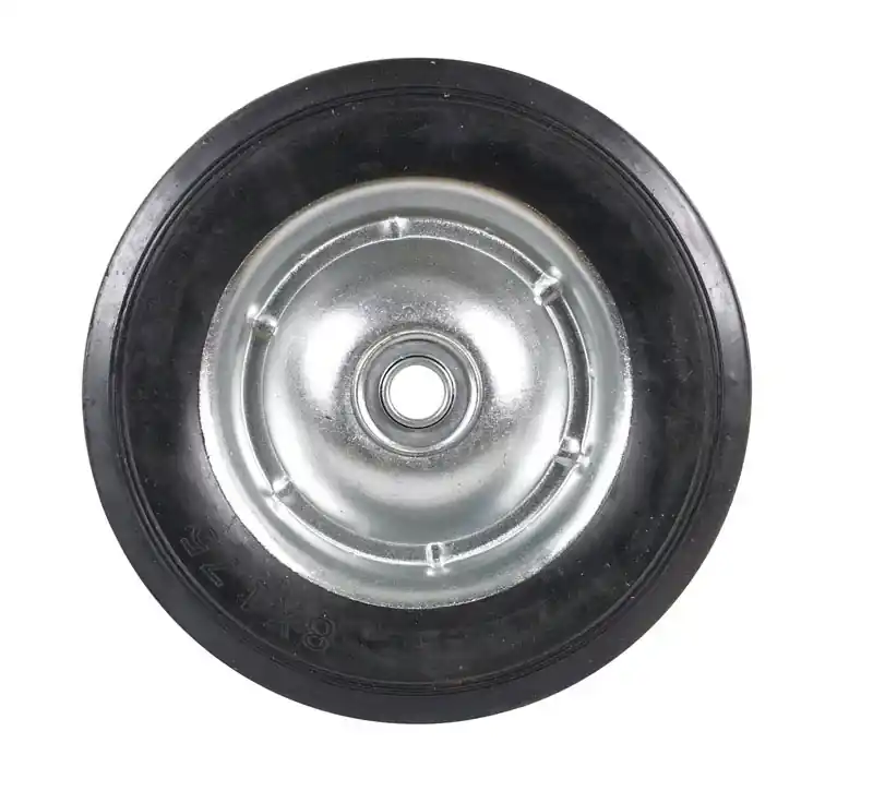 1.75 In. Diameter X 8 In. Diameter 100 Lb Symmetrical Hand Truck Tire Rubber