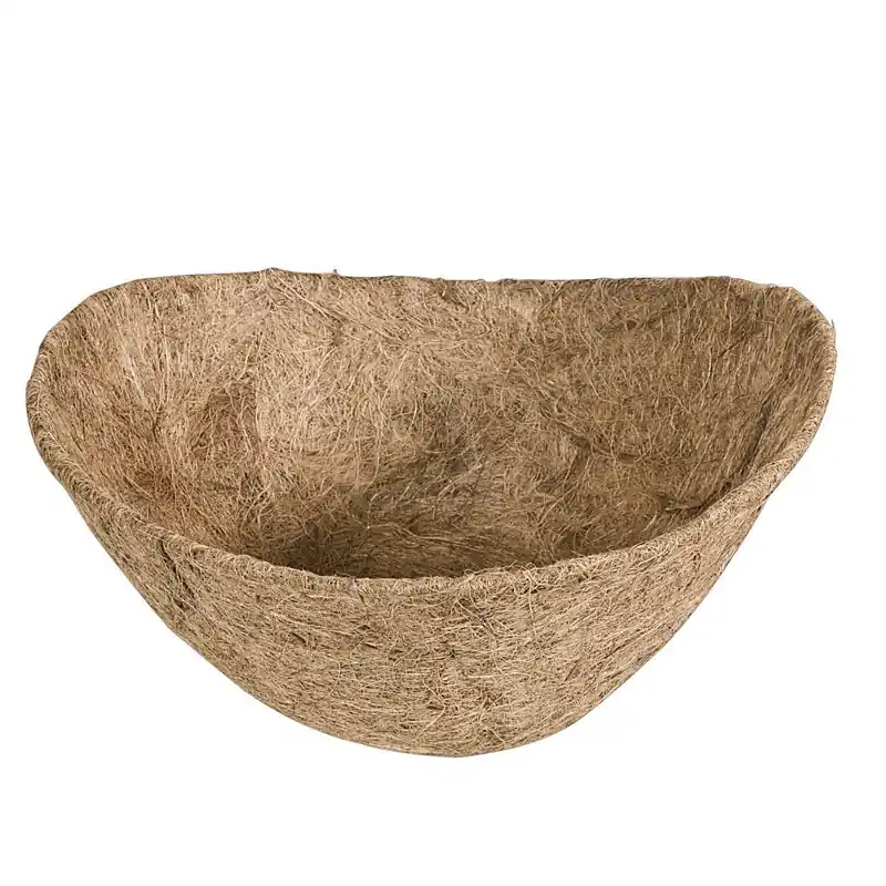 Panacea 22 In. D Coco Fiber Basket Liner Brown