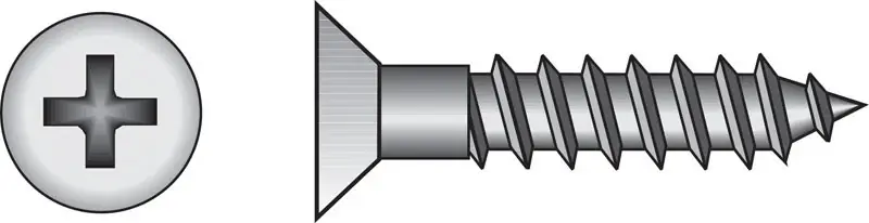 Hillman No. 9 X 3/4 In. L Phillips Zinc-Plated Wood Screws 100 Pk