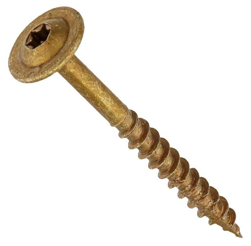 GRK Fasteners No. 8 X 1-3/4 In. L Star Coated Cabinet Screws 2000 Pk