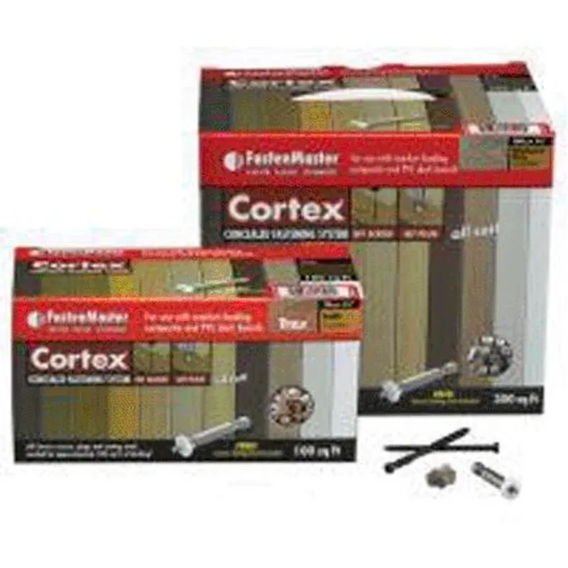 FastenMaster Cortex 2-3/4 In. L Winchester Gray Torx Ttap Star Head Deck Screws And Plugs Kit 1 Pk