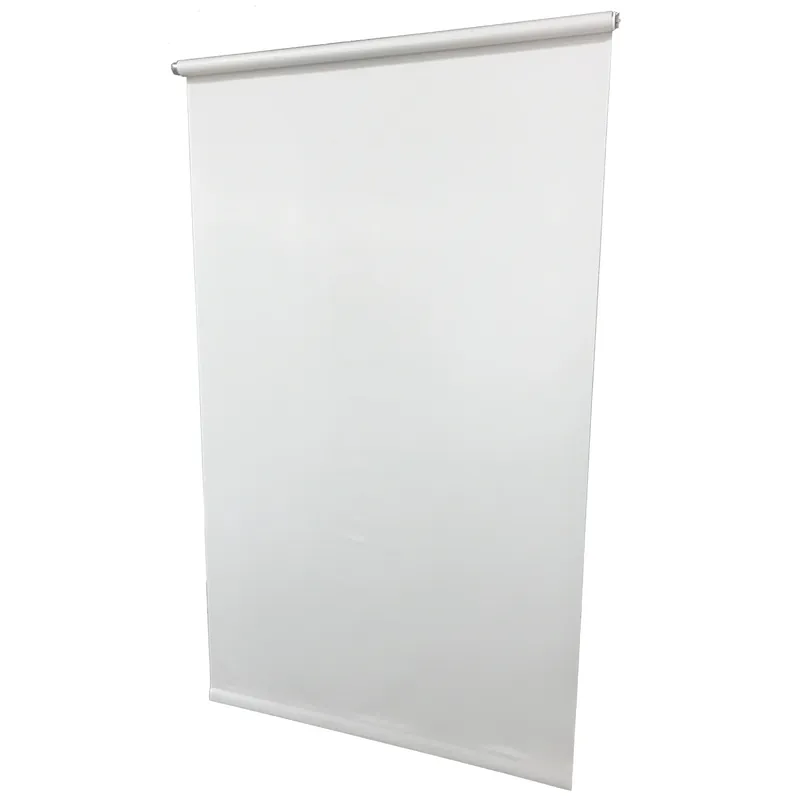 Linen Roller Window Shade, Light Filtering, White, 73 X 72 In.