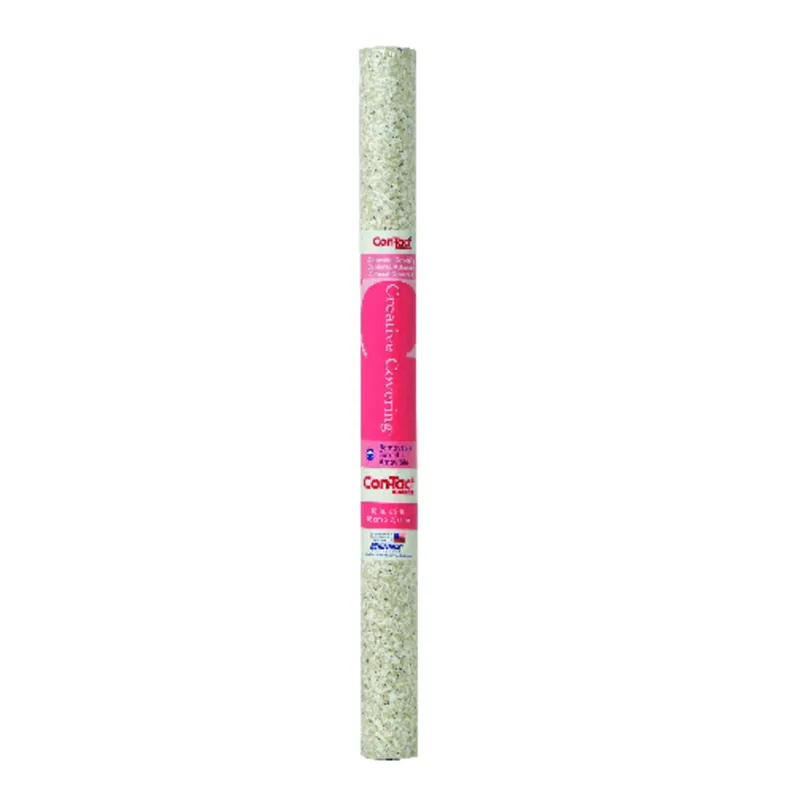 Creative Covering 9 Ft. L X 18 In. W Beige Granite Self-adhesive Shelf Liner