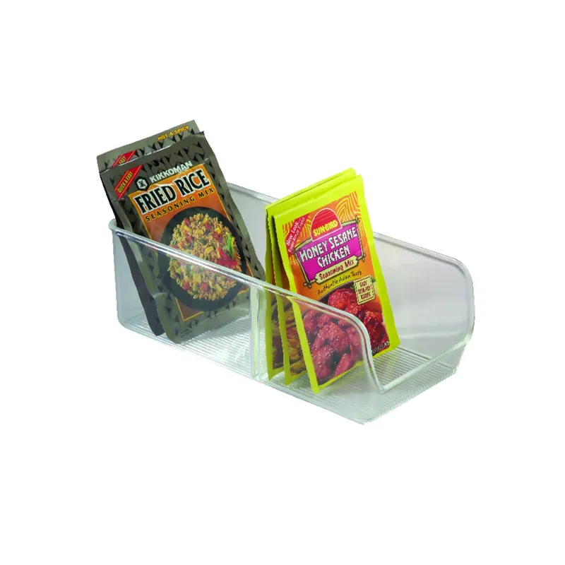 Linus Clear Spice Organizer 3-1/2 In. H X 5 In. W X 10-1/2 In. L