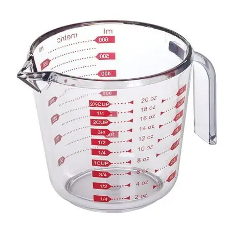 20 Oz Measuring Cup With Standard And Metric Markings Gt-3405