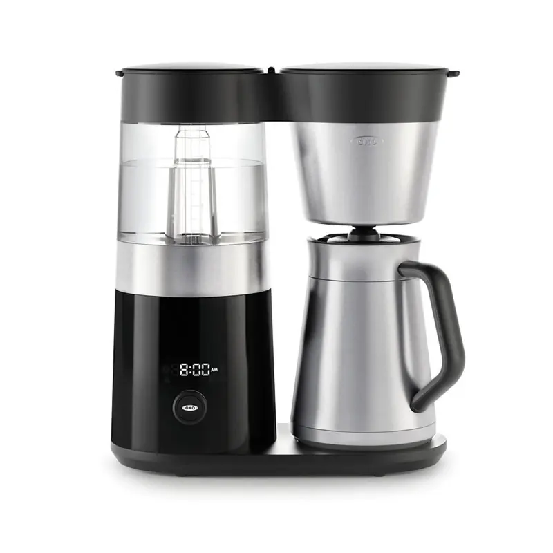 Barista Brain 9-cup Black/silver Coffee Maker With Programmable Features