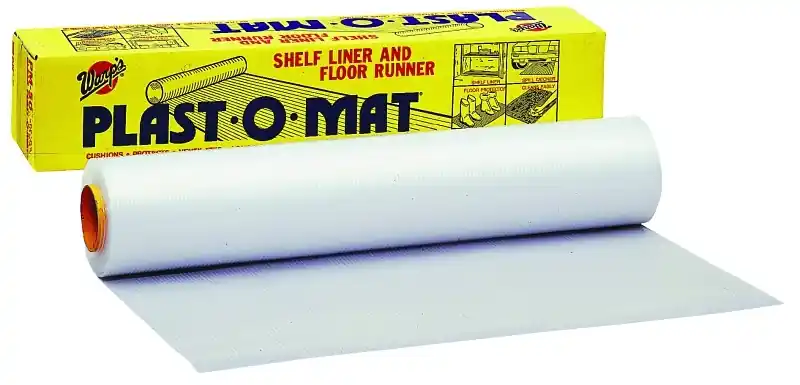 Shelf Liner/Floor Runner, Clear, Ribbed, 30 In. X 50 Ft.