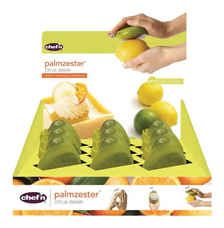 Chef‘n Palmzester Green Plastic Citrus Zester