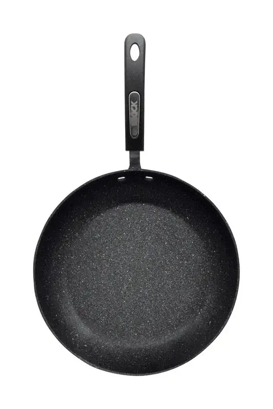 The Rock Aluminum Fry Pan 9-1/2 In. Black With Bakelite Handle