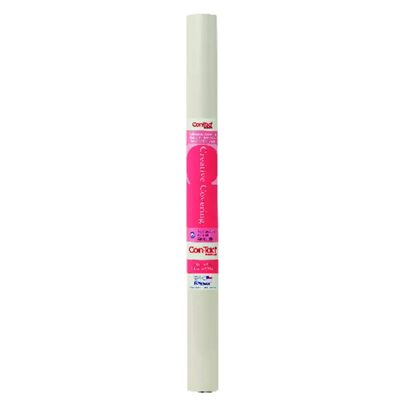 18 In. X 9 Ft. Almond Self-adhesive Shelf Liner