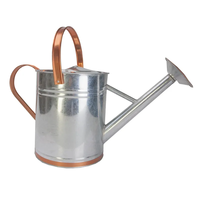 Watering Can, Galvanized Steel, 2-Gal.