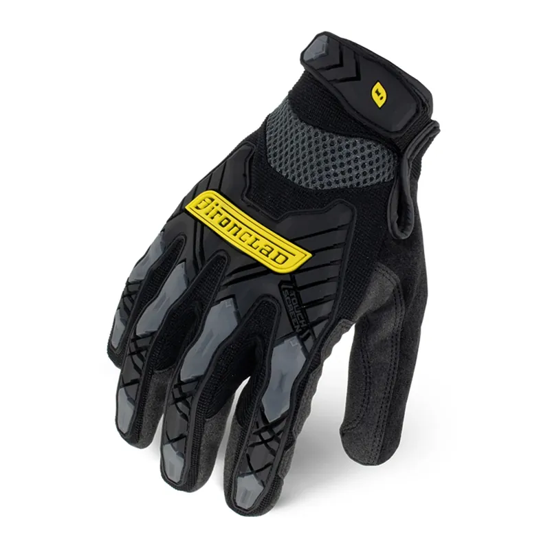 Command Impact Resistant, Touch Screen Work Gloves, Black, Men‘s L