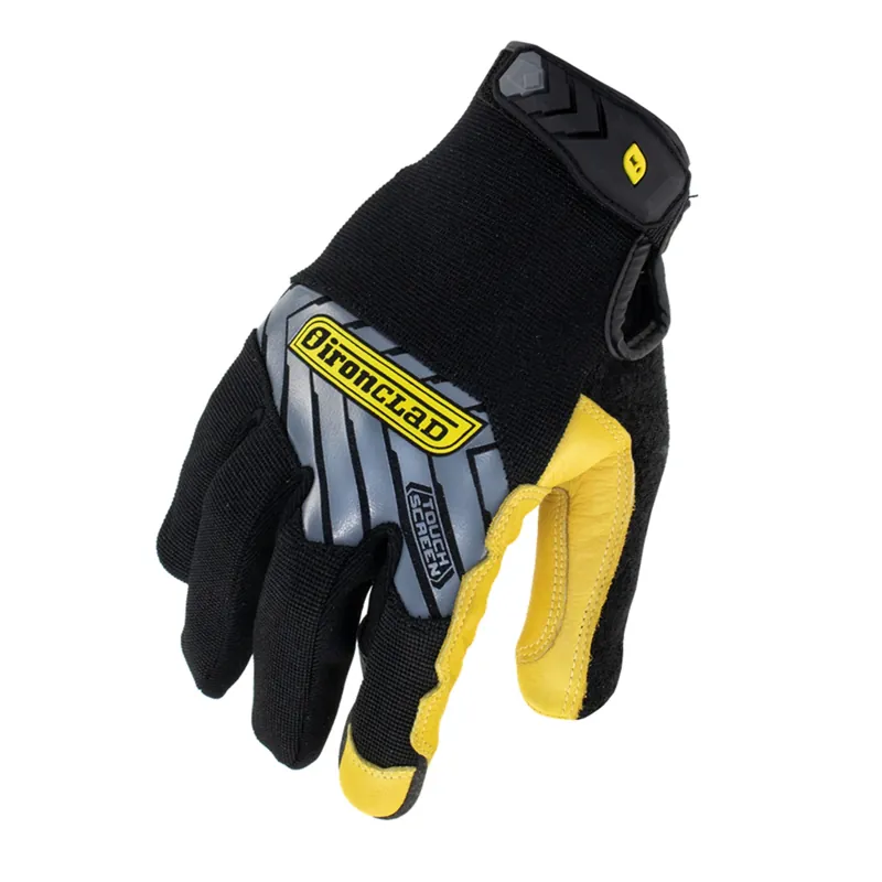 Command Impact Gloves Black/yellow Large - Ergonomic Touchscreen Pro Gloves