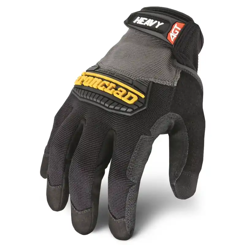 Ironclad Men‘s Synthetic Leather Work Gloves Black And Gray 2X-Large 1 Pk