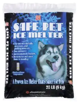 Safe Pet Magnesium Chloride Ice Melt 20 Lb - Pet Friendly & Environmentally Safe