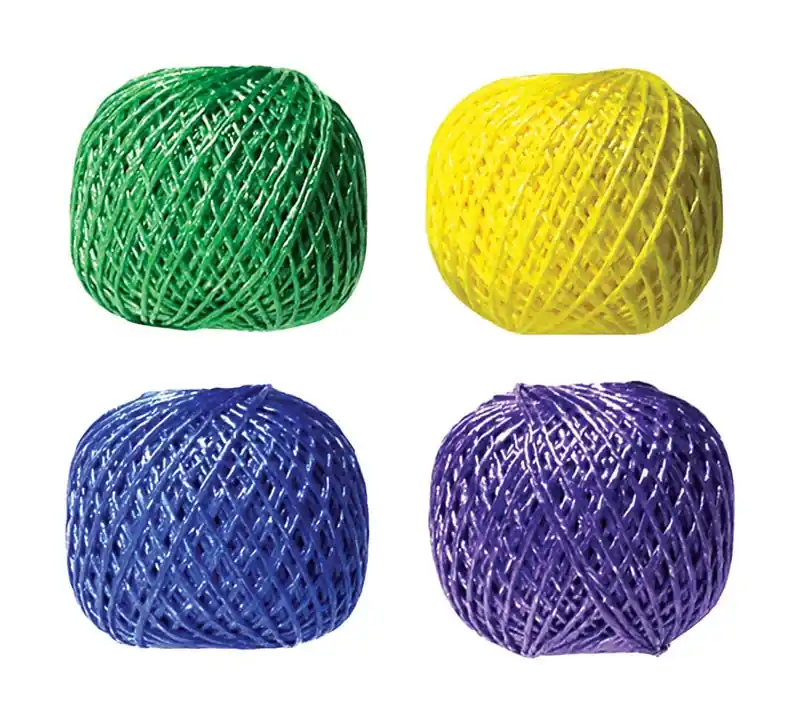 18 In. Diameter X 200 Ft Length Assorted Twisted Polypropylene Twine
