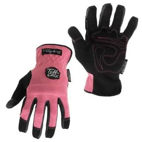 Tcx-22-s Tuff Chix Women‘s Small Landscaper Work Gloves - Hot Pink